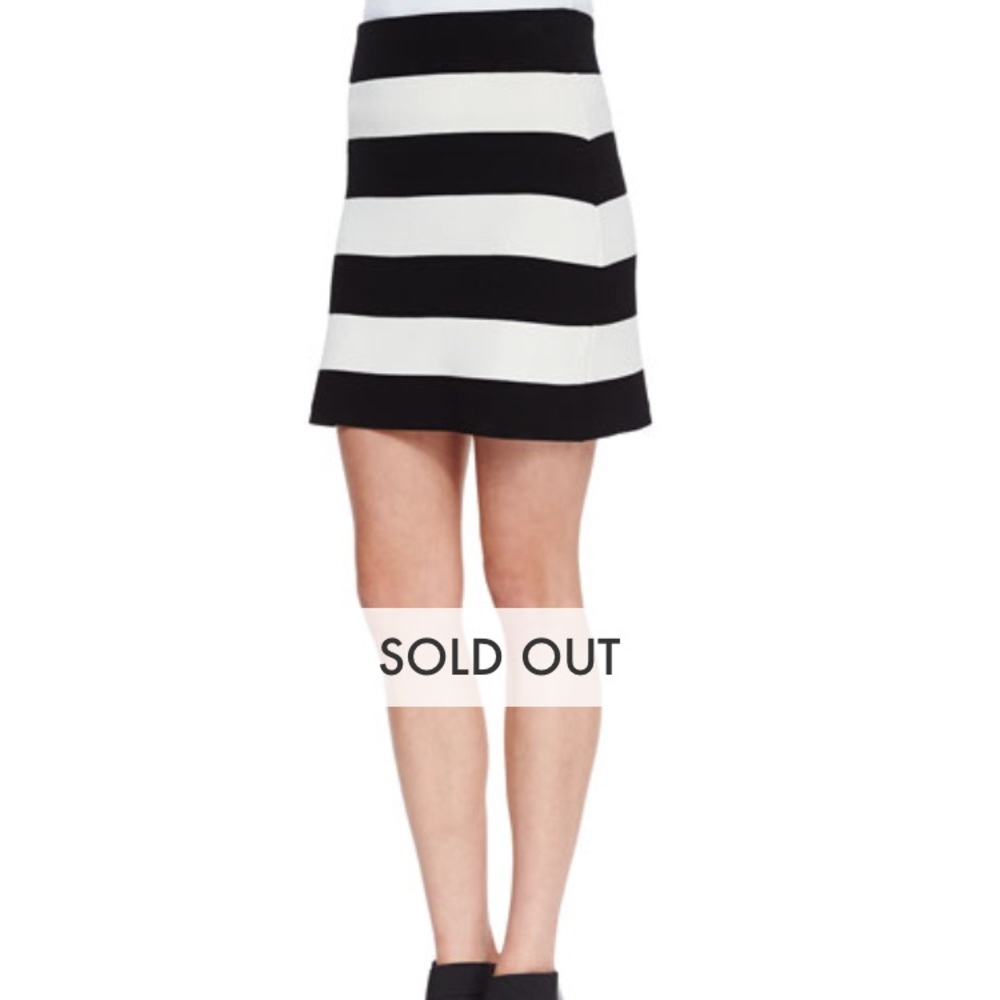 Theory Holden S strip skirt size P